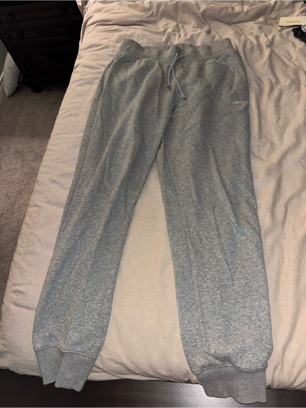 Nike Grey Sweatpants Jogger with Drawstring